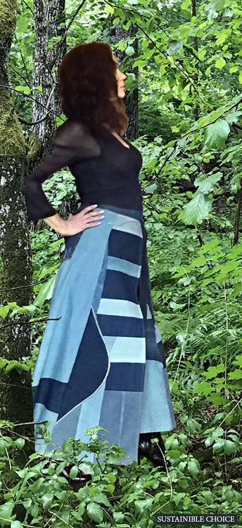 Wraparound skirt